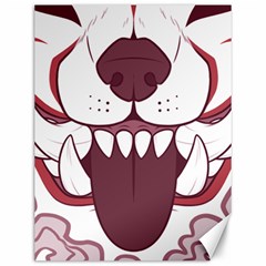 Kitsune Mask Canvas 12  X 16  by mindnmint