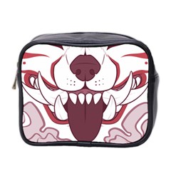 Kitsune Mask Mini Toiletries Bag (two Sides) by mindnmint