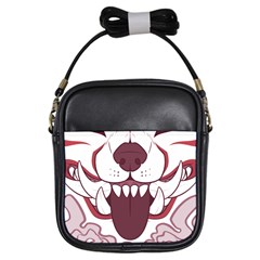 Kitsune Mask Girls Sling Bag by mindnmint