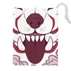 Kitsune Mask Drawstring Pouch (5xl) by mindnmint