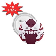 Kitsune Mask 1 75  Buttons (10 Pack) by mindnmint