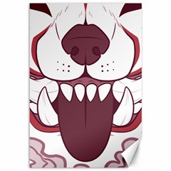 Kitsune Mask Canvas 12  X 18  by mindnmint