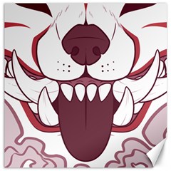 Kitsune Mask Canvas 16  X 16 