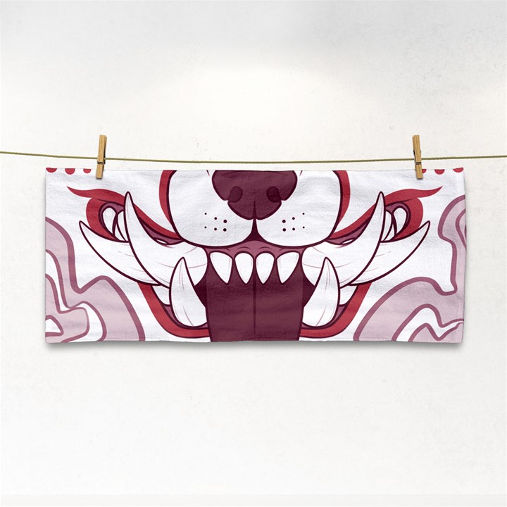 Kitsune Mask Hand Towel