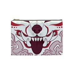 Kitsune Mask Cosmetic Bag (medium) by mindnmint