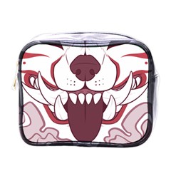 Kitsune Mask Mini Toiletries Bag (one Side) by mindnmint