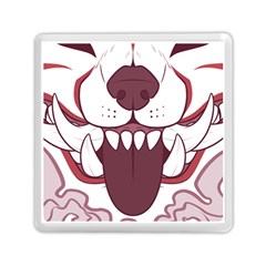 Kitsune Mask Memory Card Reader (square) by mindnmint