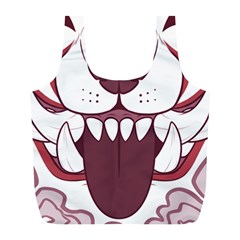 Kitsune Mask Full Print Recycle Bag (l) by mindnmint