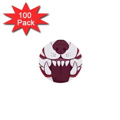 Kitsune Mask 1  Mini Buttons (100 Pack)  by mindnmint