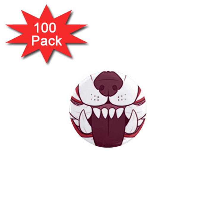 Kitsune Mask 1  Mini Magnets (100 pack) 