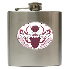 Kitsune Mask Hip Flask (6 Oz) by mindnmint