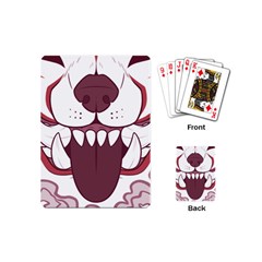 Kitsune Mask Playing Cards Single Design (mini) by mindnmint