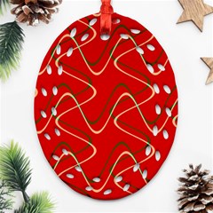 Retro Fun 821e Oval Filigree Ornament (Two Sides)