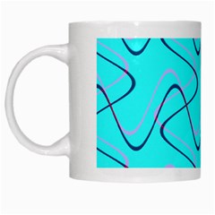 Retro Fun 821b White Mugs by PatternFactory