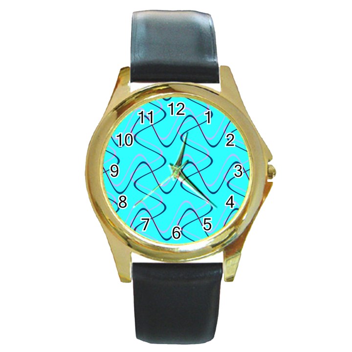 Retro Fun 821b Round Gold Metal Watch