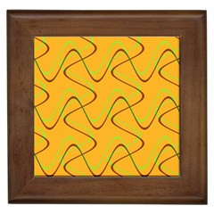 Retro Fun 821a Framed Tile by PatternFactory