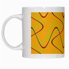 Retro Fun 821a White Mugs by PatternFactory