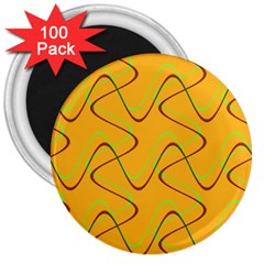 Retro Fun 821a 3  Magnets (100 Pack) by PatternFactory