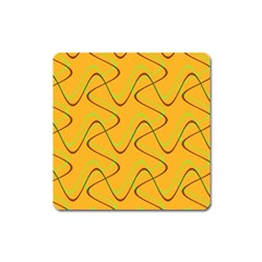 Retro Fun 821a Square Magnet by PatternFactory