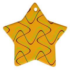 Retro Fun 821a Star Ornament (two Sides) by PatternFactory