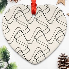 Retro Fun 821d Heart Ornament (two Sides) by PatternFactory