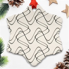 Retro Fun 821d Ornament (snowflake) by PatternFactory