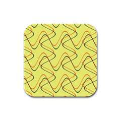 Retro Fun 821c Rubber Square Coaster (4 Pack)  by PatternFactory