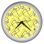 Retro Fun 821c Wall Clock (Silver) Front