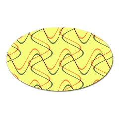 Retro Fun 821c Oval Magnet by PatternFactory