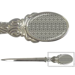 Abstract Silver Ornate Decorative Pattern Letter Opener by dflcprintsclothing