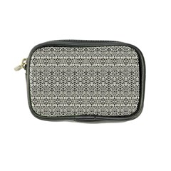 Abstract Silver Ornate Decorative Pattern Coin Purse by dflcprintsclothing