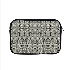 Abstract Silver Ornate Decorative Pattern Apple Macbook Pro 15  Zipper Case by dflcprintsclothing