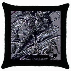 Masik Throw Pillow Case (black) by MRNStudios