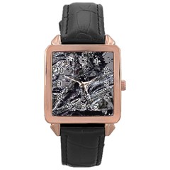 Masik Rose Gold Leather Watch  by MRNStudios