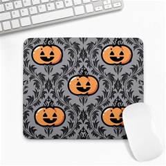 Pumpkin Pattern Large Mousepads by NerdySparkleGoth