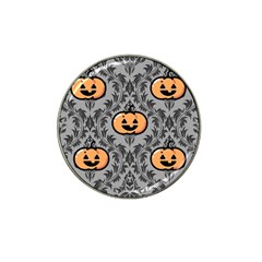 Pumpkin Pattern Hat Clip Ball Marker (4 Pack) by NerdySparkleGoth