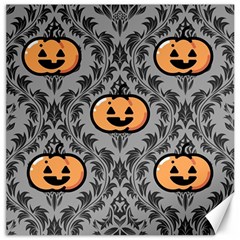 Pumpkin Pattern Canvas 12  X 12  by NerdySparkleGoth