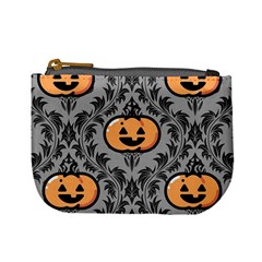 Pumpkin Pattern Mini Coin Purse by NerdySparkleGoth