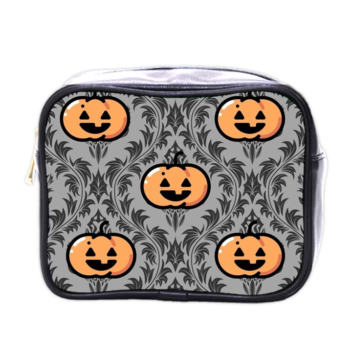 Pumpkin Pattern Mini Toiletries Bag (One Side)