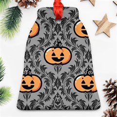 Pumpkin Pattern Ornament (bell) by NerdySparkleGoth