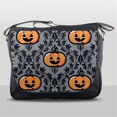 Pumpkin Pattern Messenger Bag by NerdySparkleGoth