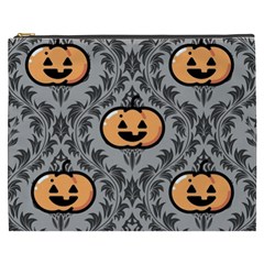 Pumpkin Pattern Cosmetic Bag (xxxl) by NerdySparkleGoth