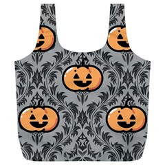 Pumpkin Pattern Full Print Recycle Bag (xl) by NerdySparkleGoth