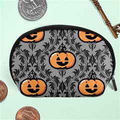 Pumpkin Pattern Accessory Pouch (large) by NerdySparkleGoth