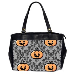 Pumpkin Pattern Oversize Office Handbag (2 Sides) by NerdySparkleGoth