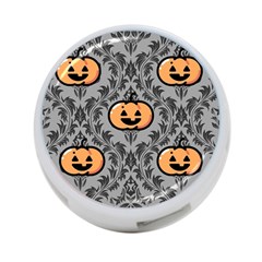 Pumpkin Pattern 4-port Usb Hub (two Sides) by NerdySparkleGoth