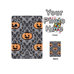 Pumpkin Pattern Playing Cards 54 Designs (mini) by NerdySparkleGoth