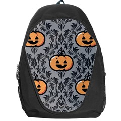 Pumpkin Pattern Backpack Bag by NerdySparkleGoth