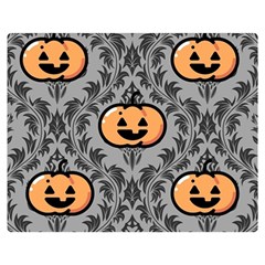 Pumpkin Pattern Double Sided Flano Blanket (medium)  by NerdySparkleGoth