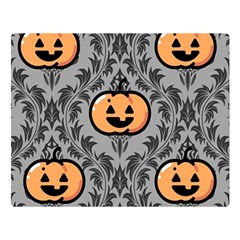 Pumpkin Pattern Double Sided Flano Blanket (large)  by NerdySparkleGoth